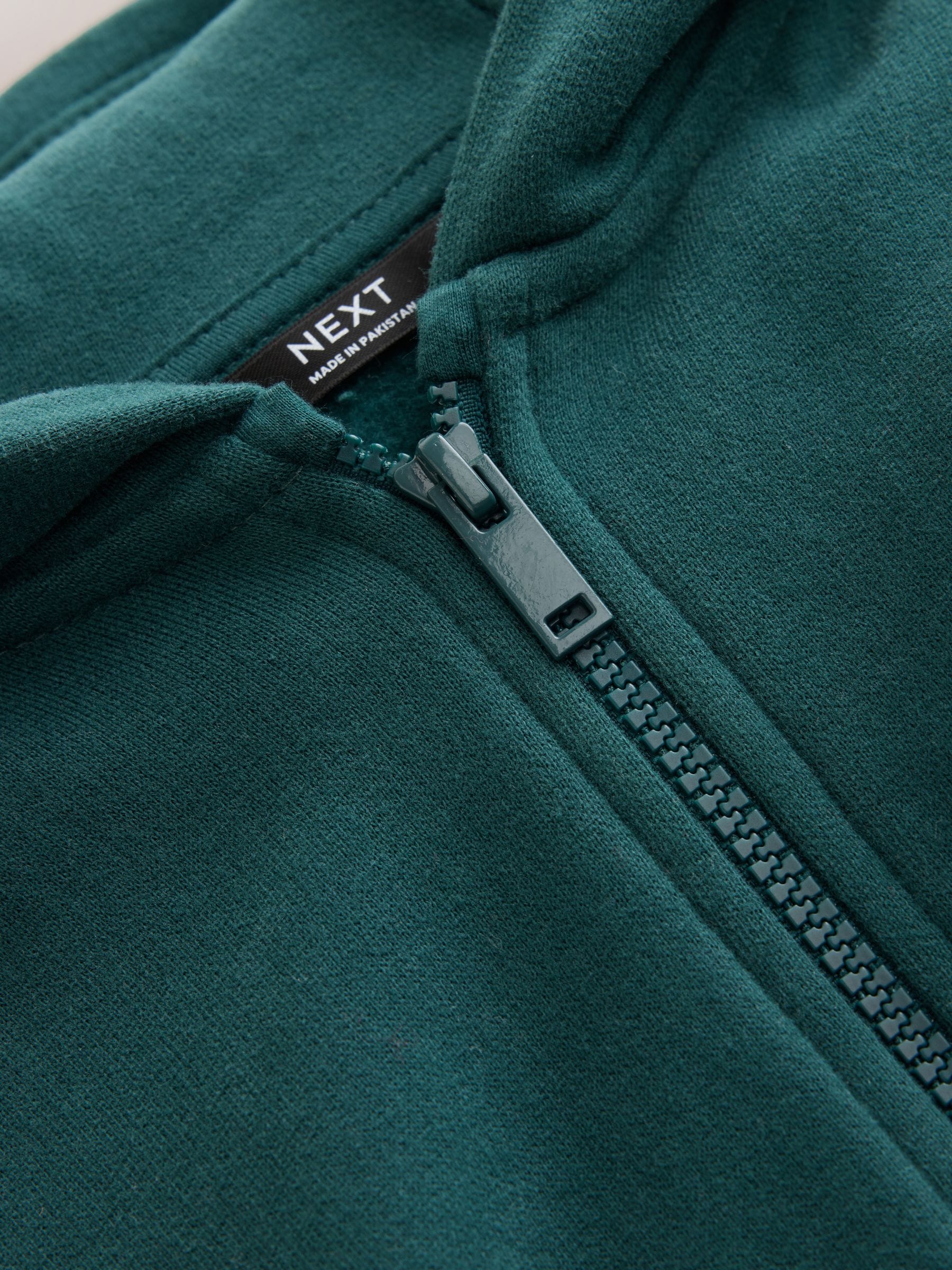 Dsiney Kidz - Dark Green Soft Touch Zip Through Hoodie (3mths-7yrs) image 3