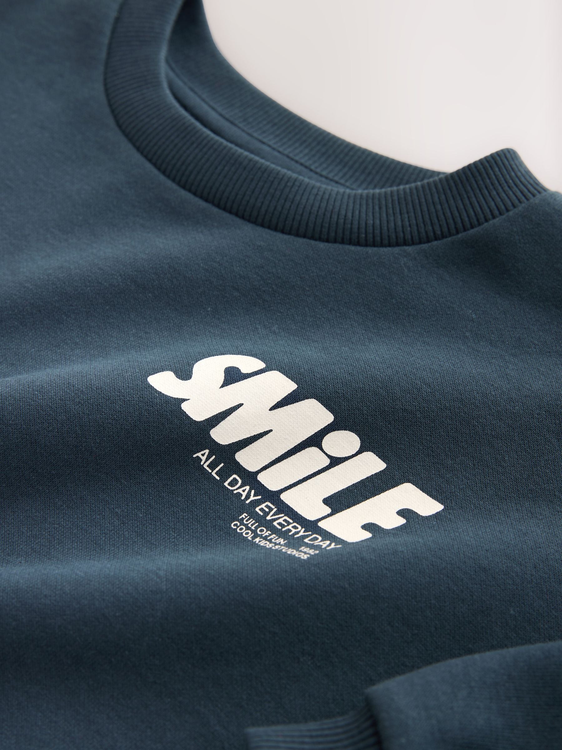 Dsiney Kidz - Blue Back Printed Crew Neck Sweat Top (3mths-7yrs) image 4