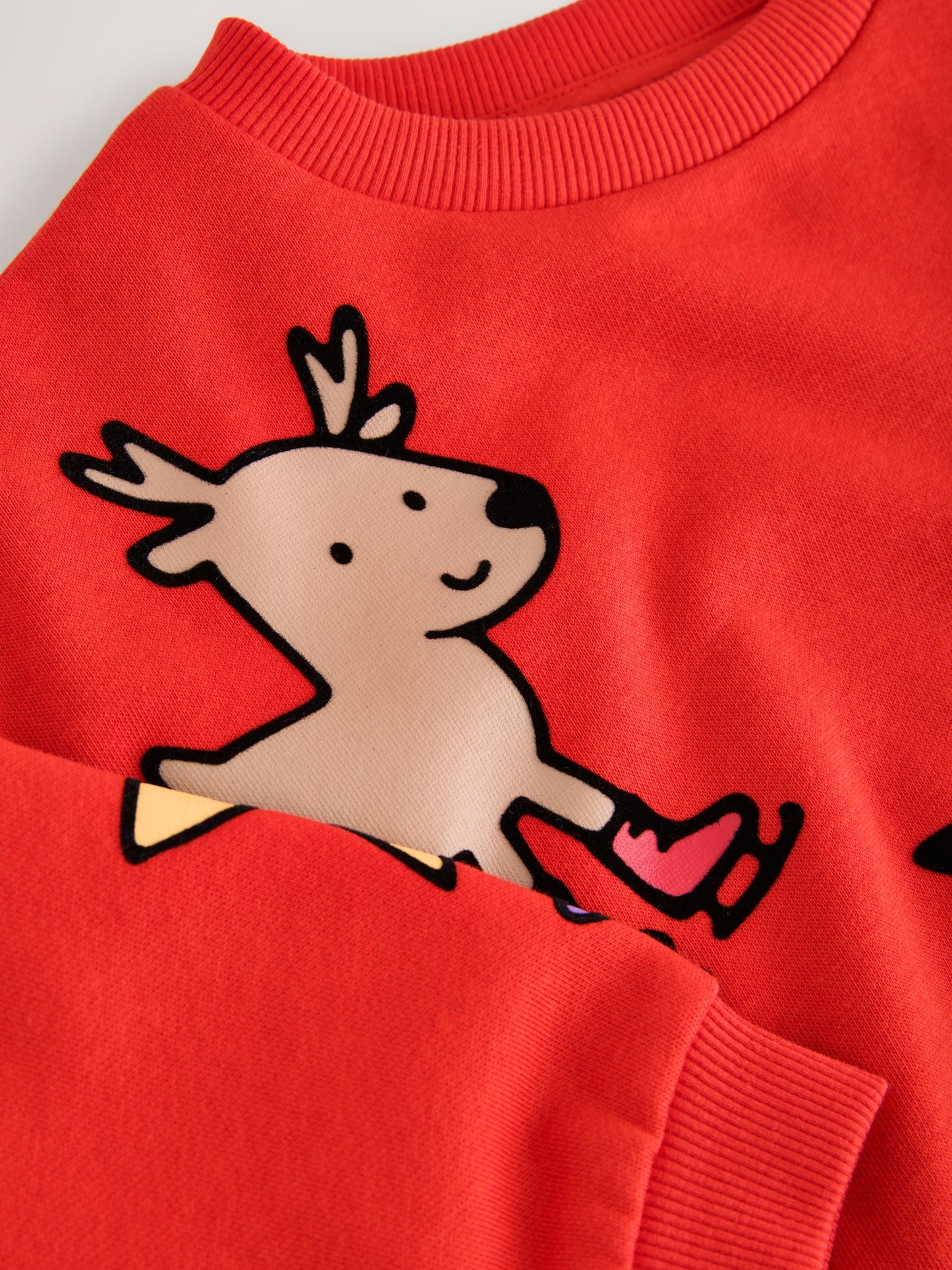 Dsiney Kidz - Red Christmas Crew Neck Sweat Top (3mths-7yrs) image 4