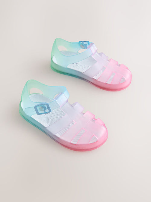 Pink/Blue Jelly Sandals image 1