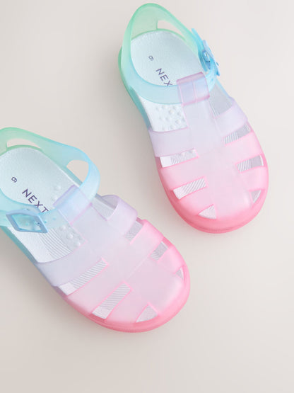 Pink/Blue Jelly Sandals image 4