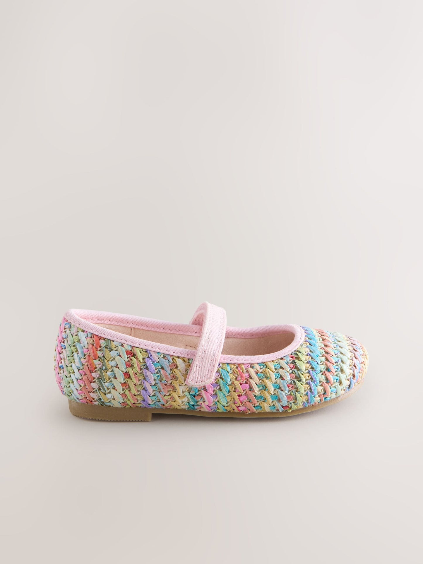 Rainbow Wide Fit (G) Mary Jane Touch Fastening Occasion Shoes image 3