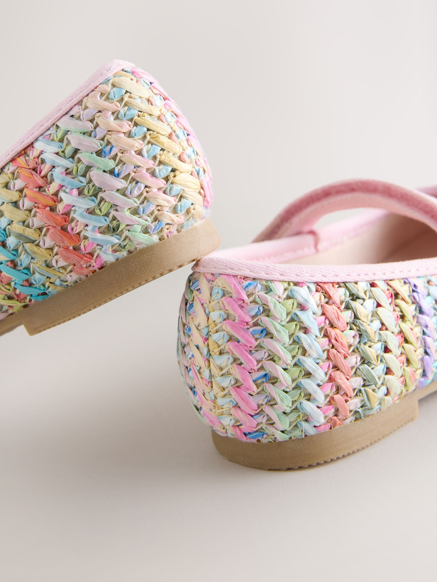 Rainbow Wide Fit (G) Mary Jane Touch Fastening Occasion Shoes image 5