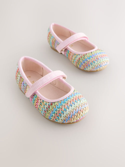 Rainbow Standard Fit (F) Mary Jane Touch Fastening Occasion Shoes image 1