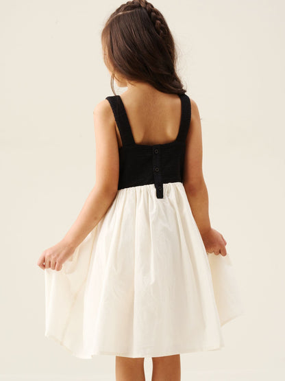 Angel & Rocket Cream Sabrina Ecru Floral Crochet Dress image 3
