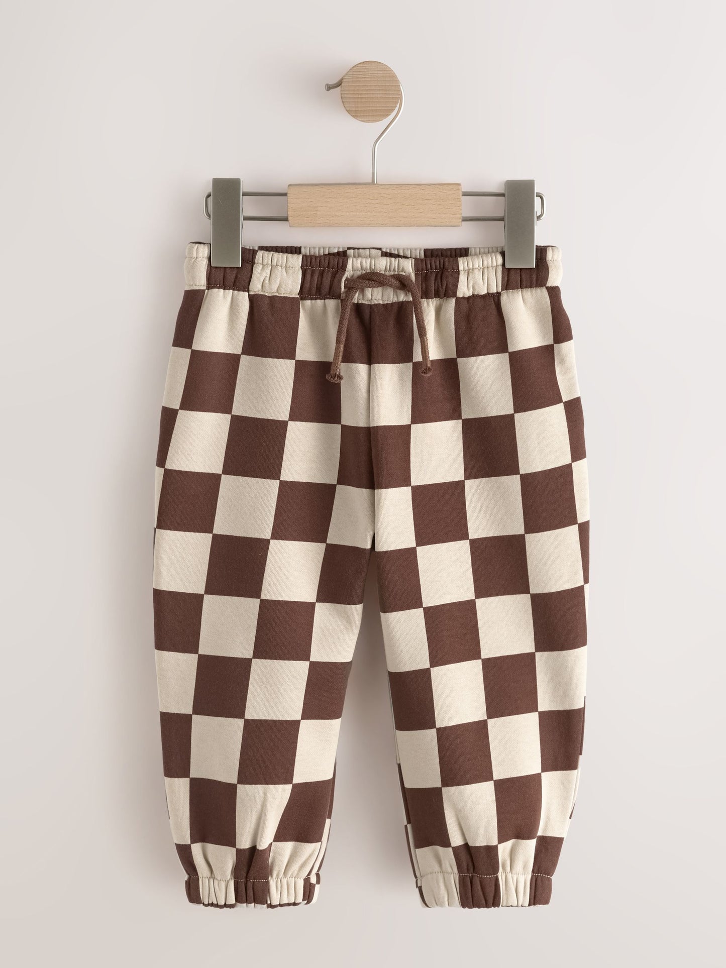 Dsiney Kidz - Chocolate Brown Single Wide Leg Jersey Joggers (3mths-7yrs) image 1