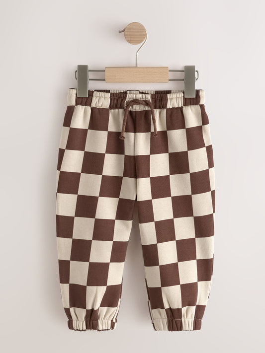 Disney Kidz - Chocolate Brown Single Wide Leg Jersey Joggers (3mths-7yrs) image 1