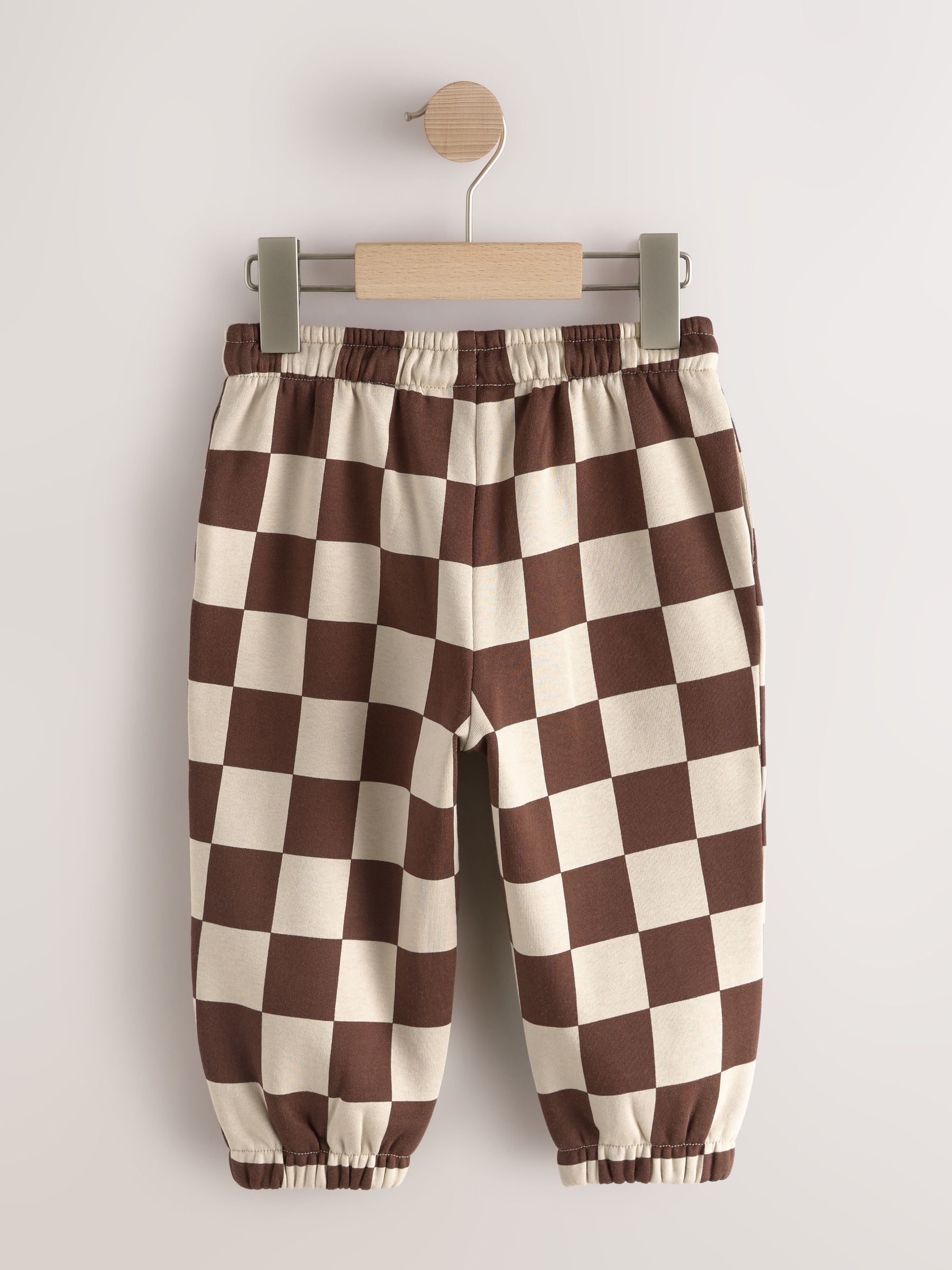 Dsiney Kidz - Chocolate Brown Single Wide Leg Jersey Joggers (3mths-7yrs) image 2
