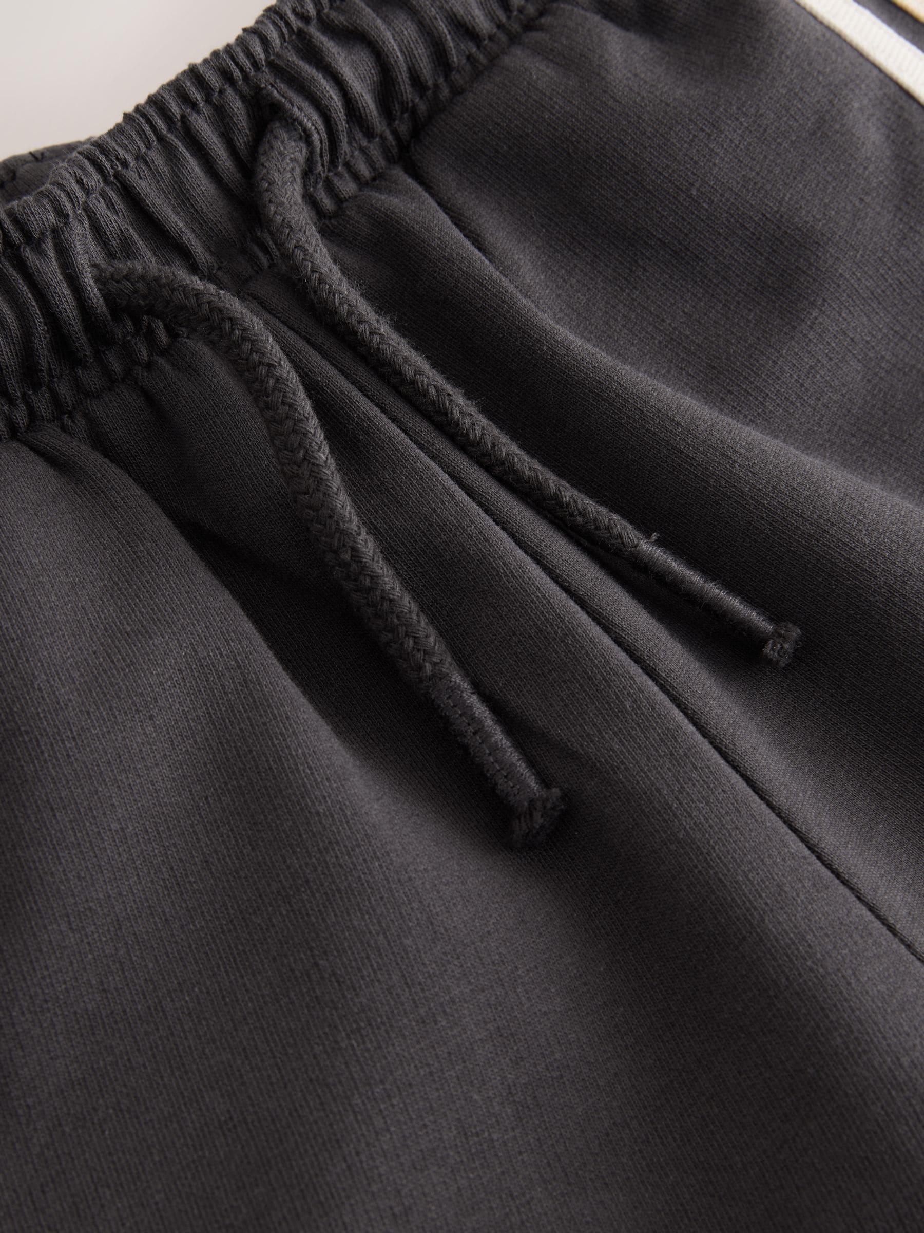 Charcoal Grey Wide Leg Side Stripe Joggers (3mths-7yrs) image 7