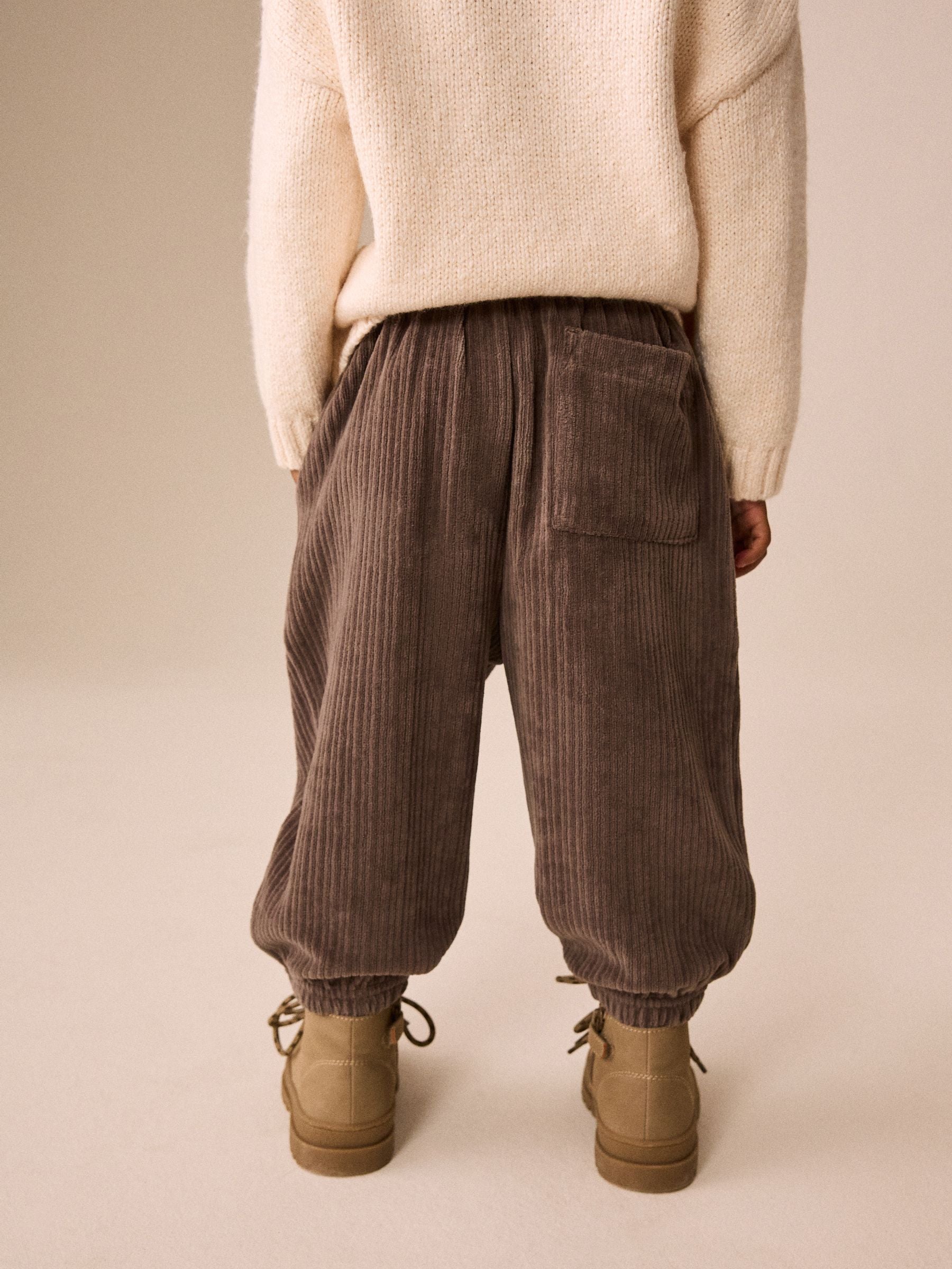 Dsiney Kidz - Grey Cord Cuffed Joggers (3mths-7yrs) image 3