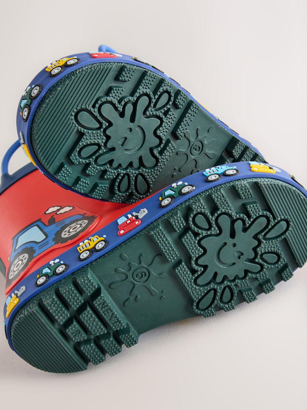 Dsiney Kidz - Red Transport Warm Lined Handle Wellies image 3