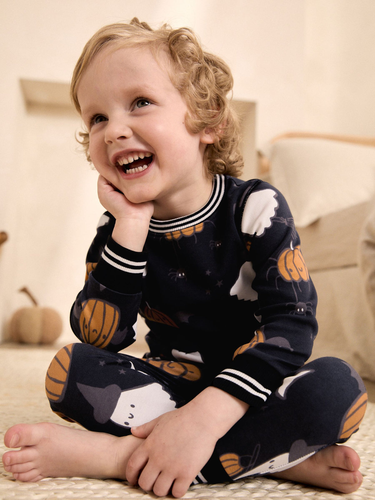 Dsiney Kidz - Black Ghost Halloween Pyjamas (9mths-12yrs) image 1