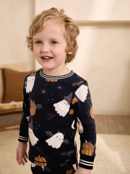 Dsiney Kidz - Black Ghost Halloween Pyjamas (9mths-12yrs) image 2