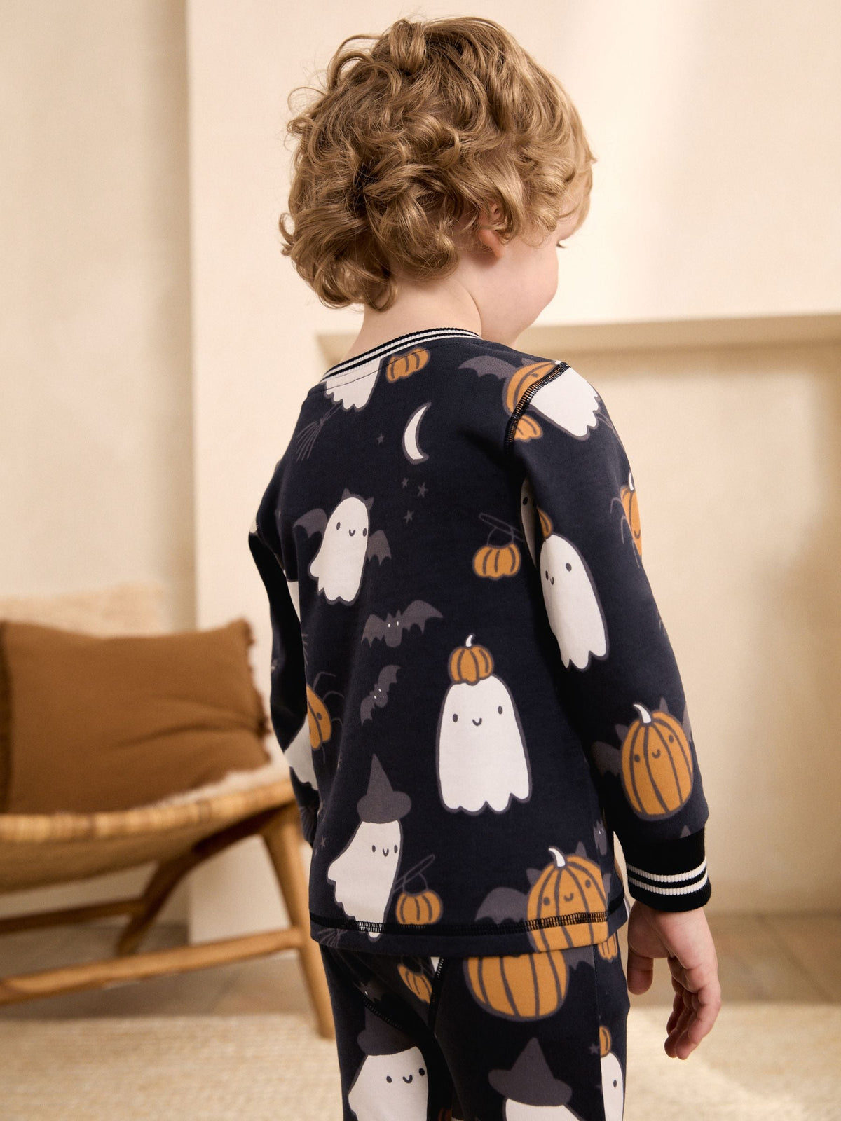 Dsiney Kidz - Black Ghost Halloween Pyjamas (9mths-12yrs) image 4