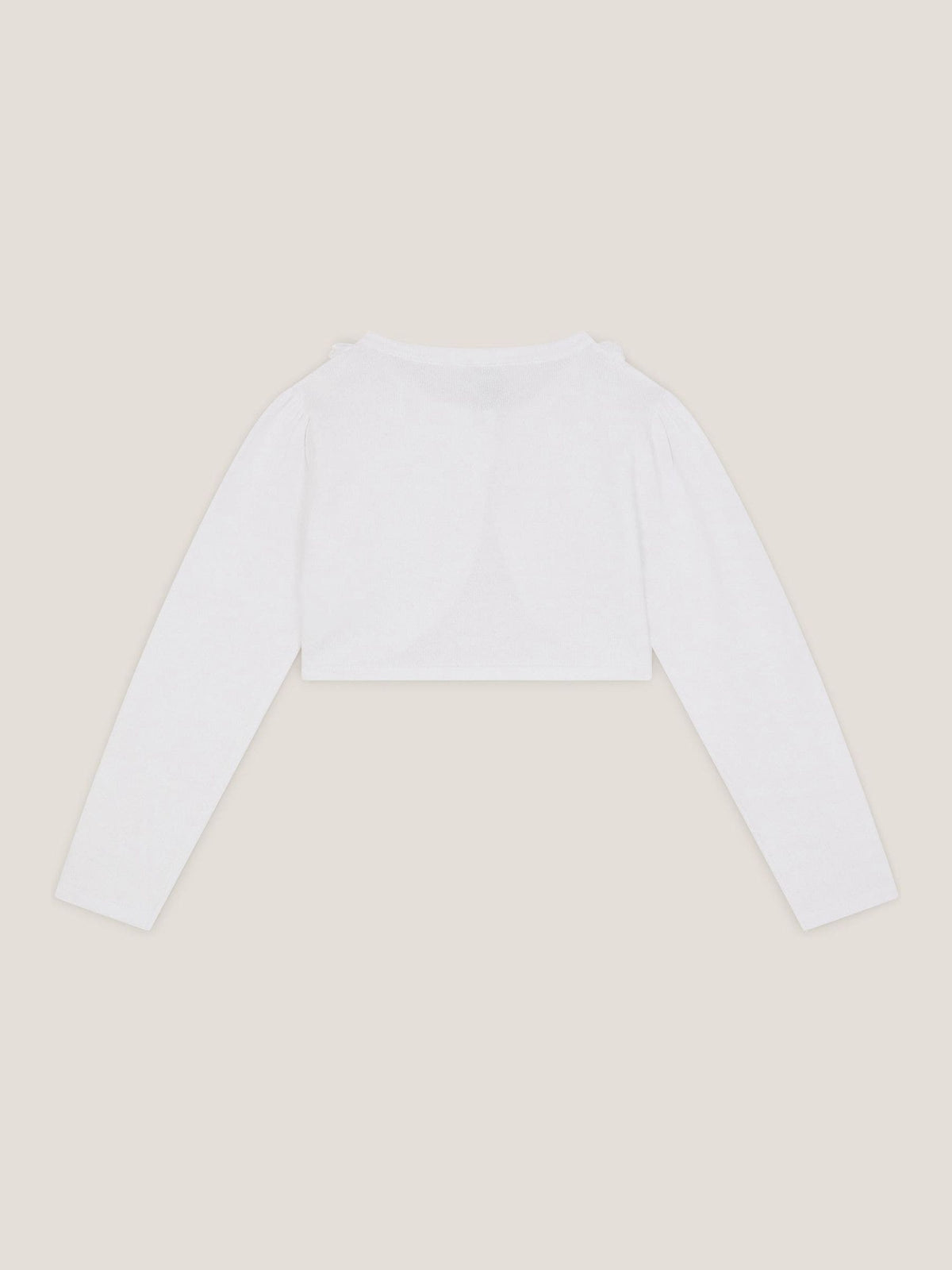 Dsiney Kidz - Monsoon White Communion Ottilie Appliqué Rose Cardigan image 3