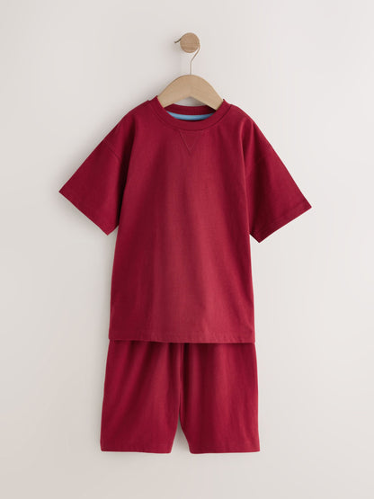 Red/Blue/Navy Short Pyjamas 3 Pack (3-16yrs) - image 8