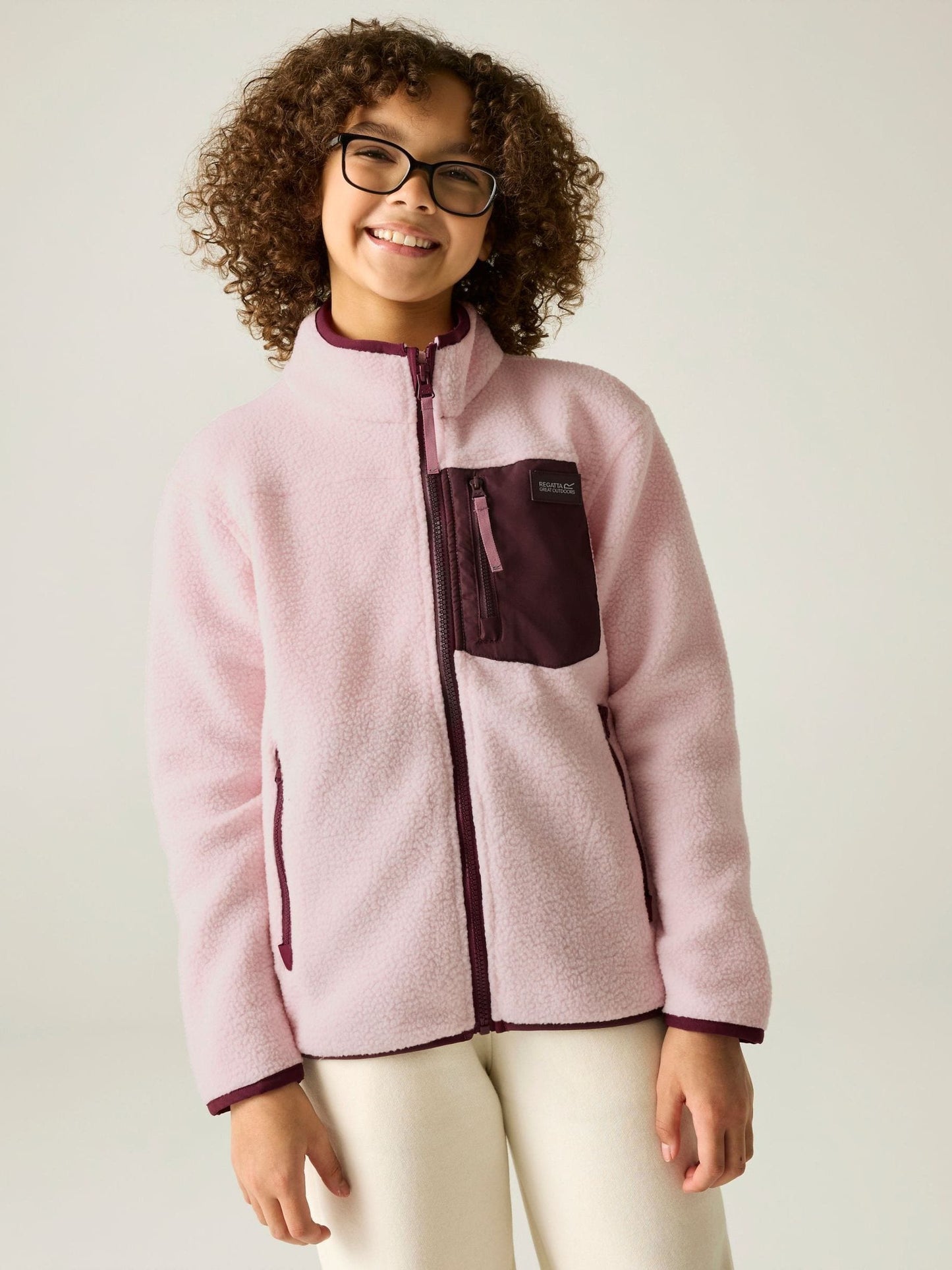 Dsiney Kidz - Regatta Pink Junior Frankie Warm Fleece image 1