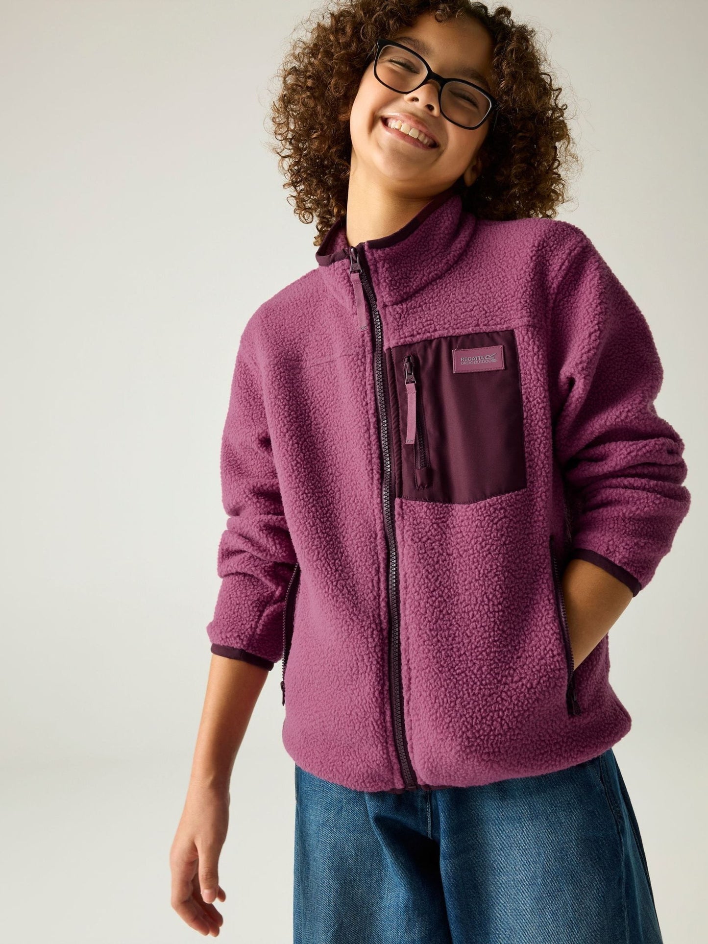 Dsiney Kidz - Regatta Purple Junior Frankie Warm Fleece image 1