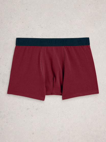 Dsiney Kidz - White Stuff Black Hove Stripe & Plain Boxers 2 Pack image 3