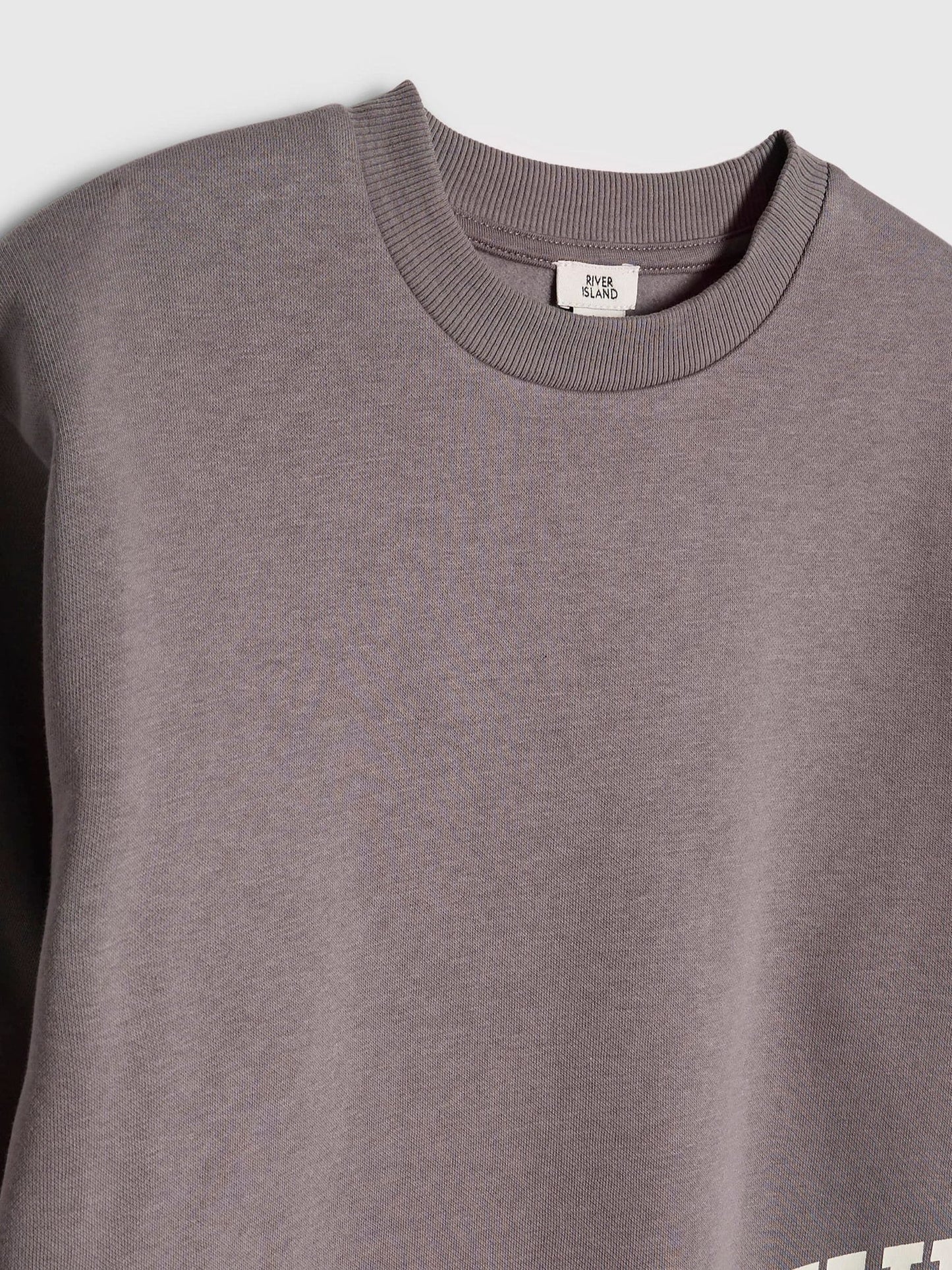 Dsiney Kidz - River Island Grey River Varsity Sweatshirt & Jogger Set image 5