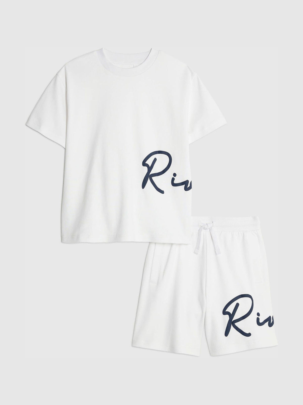 Dsiney Kidz - River Island White River T-Shirt & Short Set image 1
