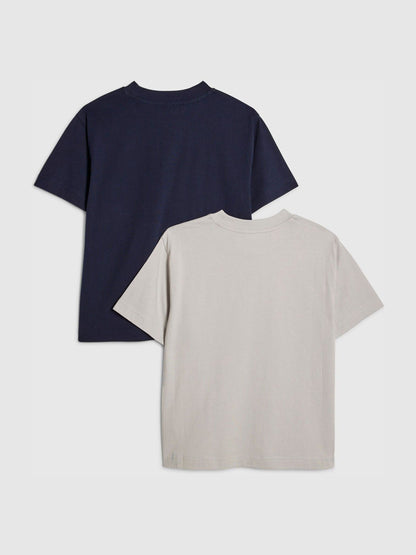 Dsiney Kidz - River Island Blue Essentials T-Shirts 2 Pack image 2
