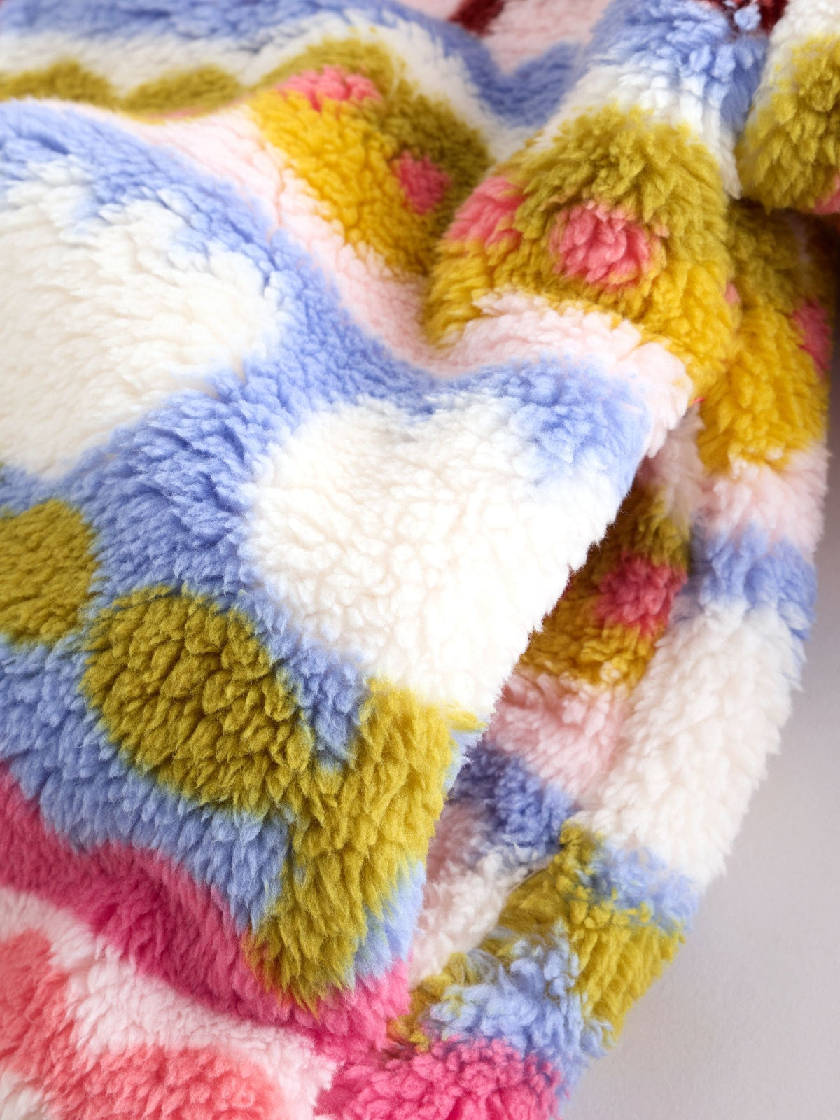 Pink/Blue Flowers Half Zip Fleece (3mths-7yrs) - image 8