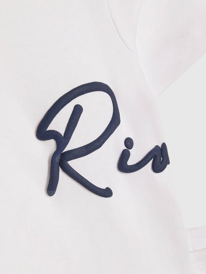 River Island White T-Shirt & Short Set image 5