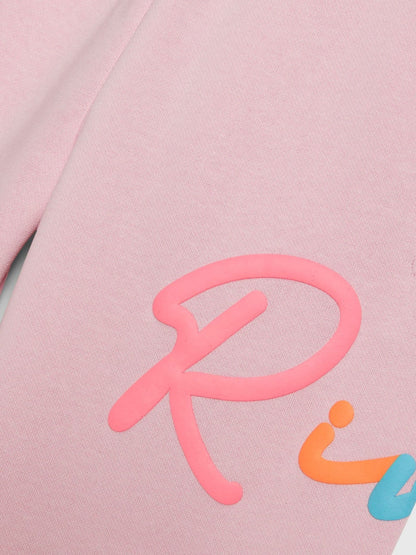 River Island Pink River Branded Sweatshirt & Jogger Set image 4