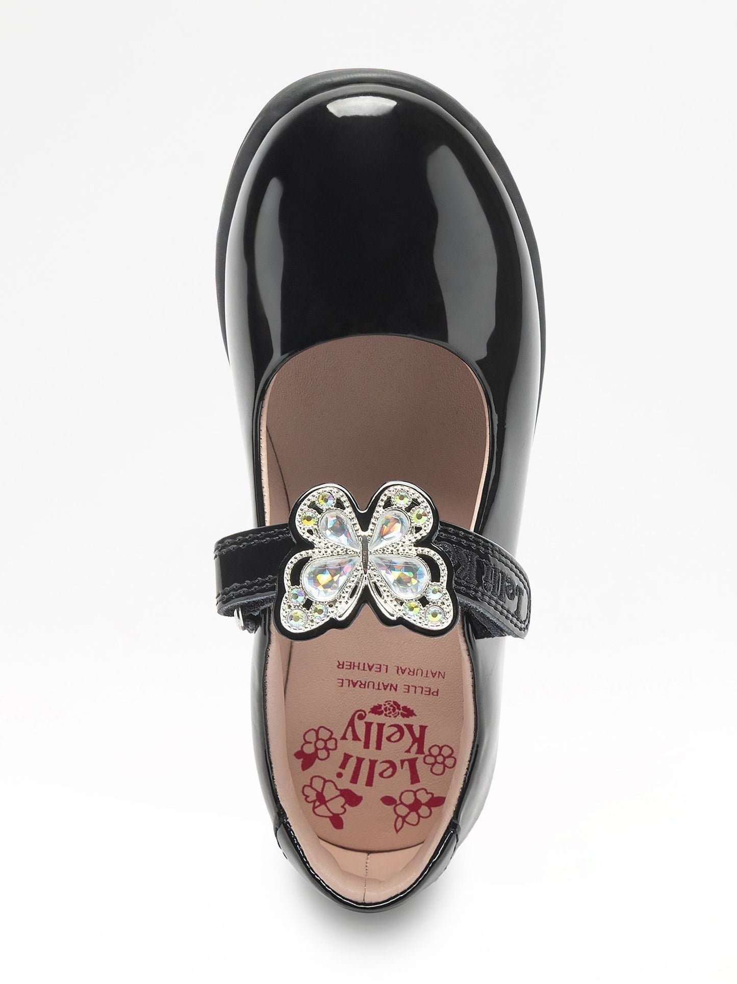 Dsiney Kidz - Lelli Kelly Black Butterfly Mary Jane Shoes image 4