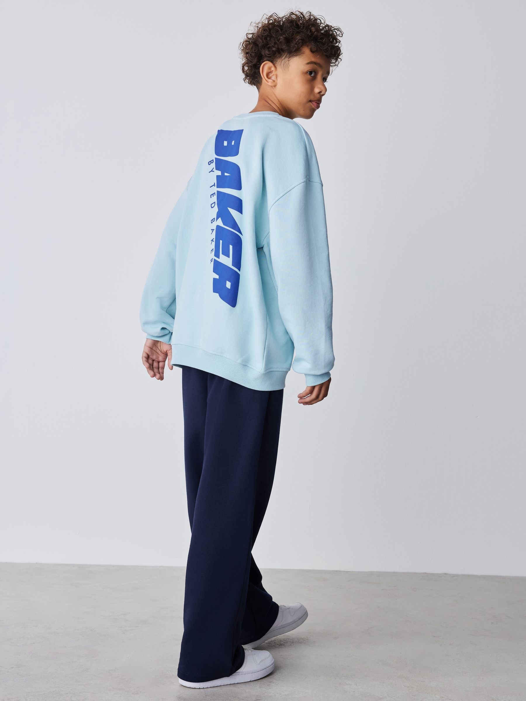 Baker by Ted Baker Oversized Graphic Sweatshirt and Wide Leg Joggers Set image 2