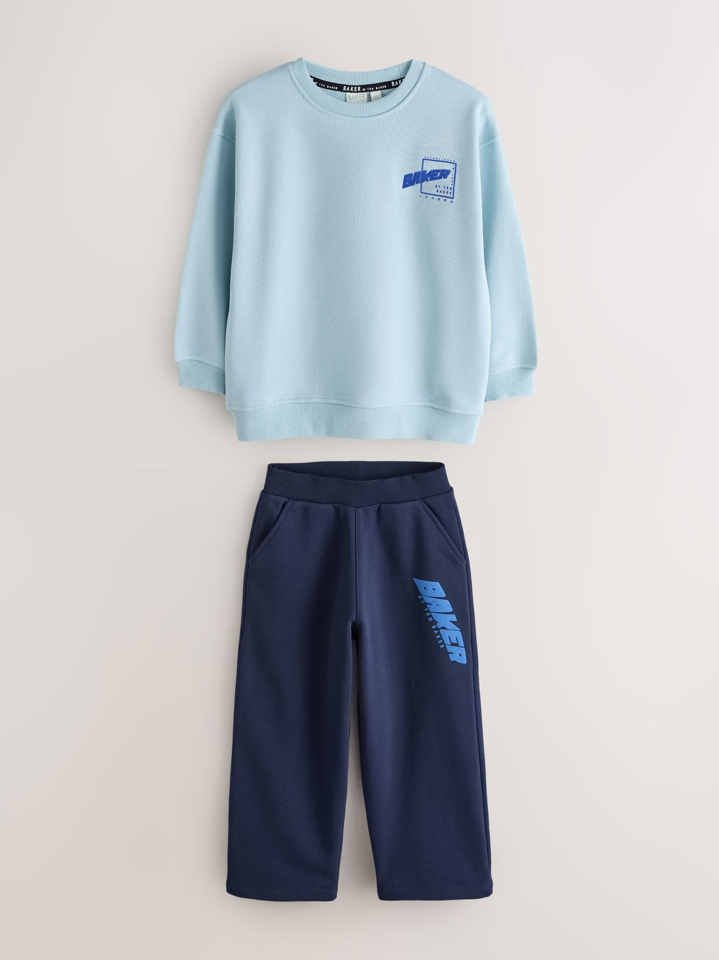 Baker by Ted Baker Oversized Graphic Sweatshirt and Wide Leg Joggers Set image 6