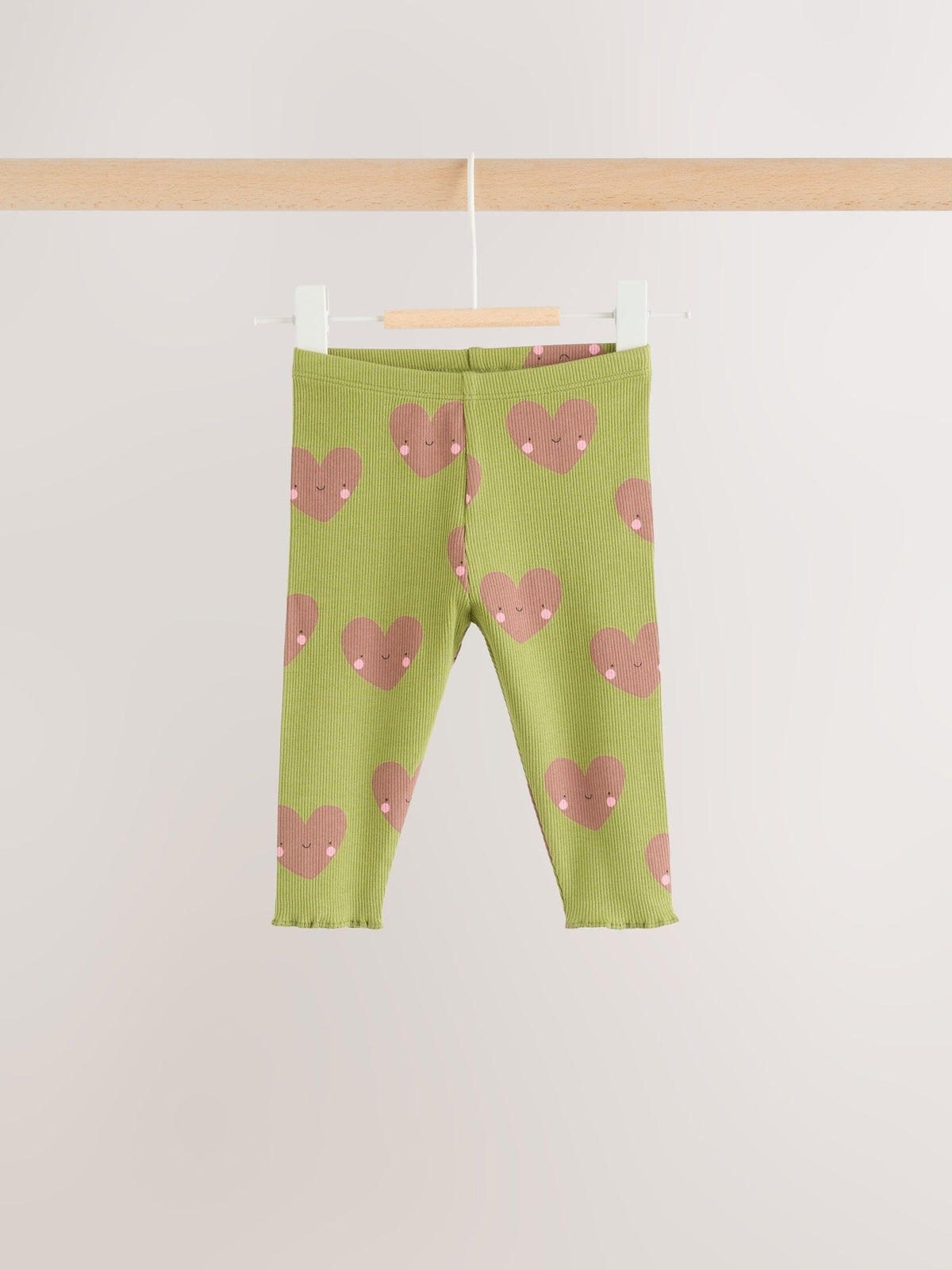 Dsiney Kidz - Green Heart Peplum Top and Leggings Baby Set (0mths-2yrs) image 7