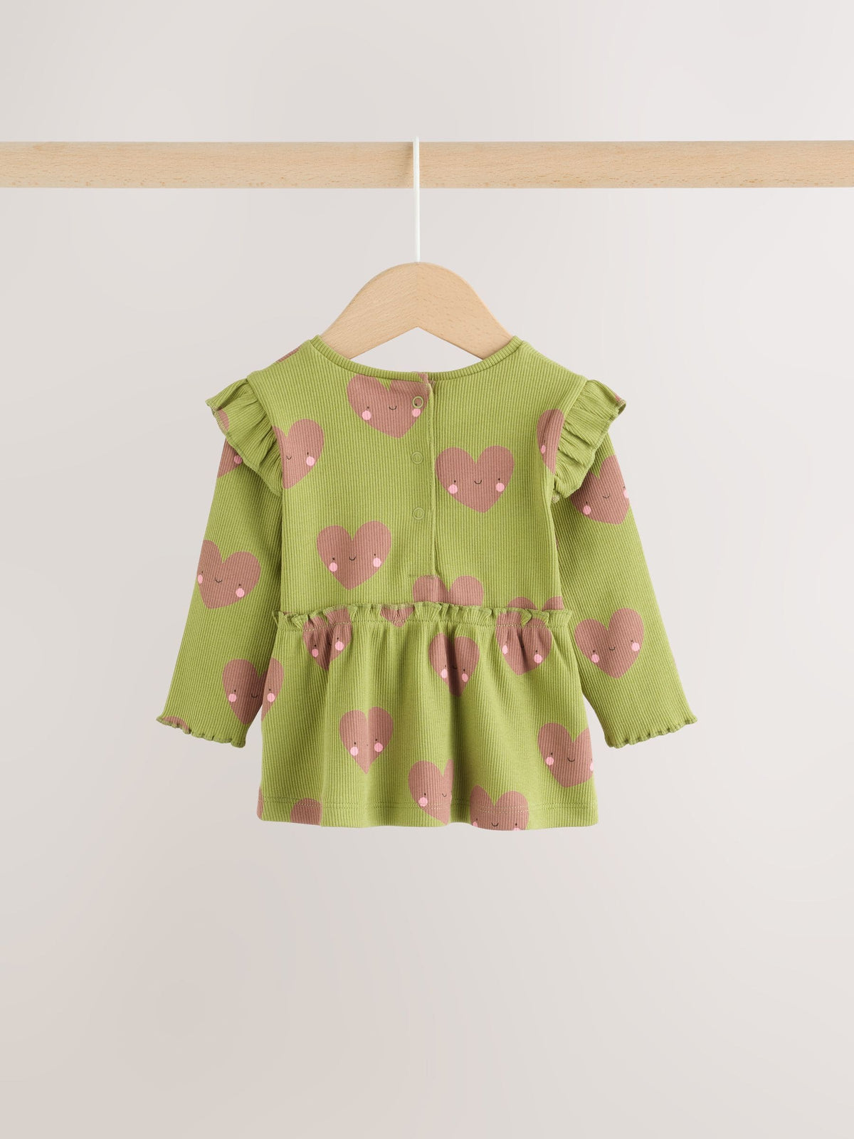 Dsiney Kidz - Green Heart Peplum Top and Leggings Baby Set (0mths-2yrs) image 8