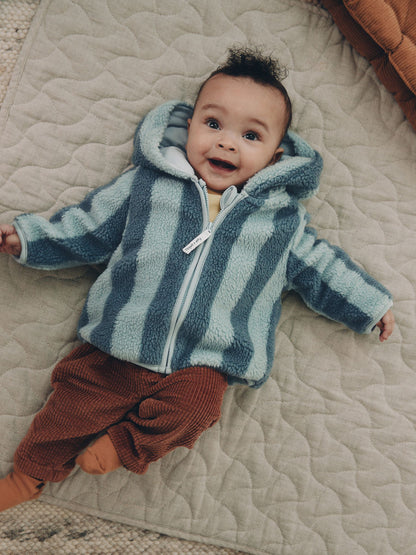 Dsiney Kidz - Blue Stripe Fleece Baby Zip Jacket (0mths-2yrs) image 1