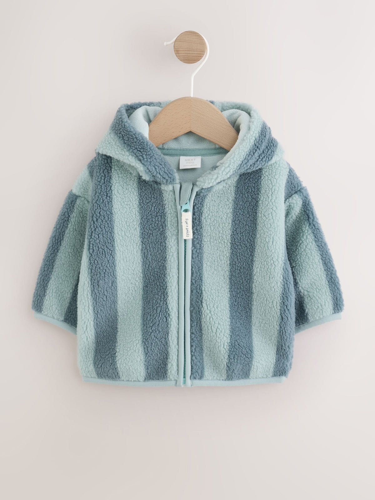 Dsiney Kidz - Blue Stripe Fleece Baby Zip Jacket (0mths-2yrs) image 5