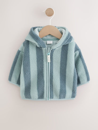 Dsiney Kidz - Blue Stripe Fleece Baby Zip Jacket (0mths-2yrs) image 5