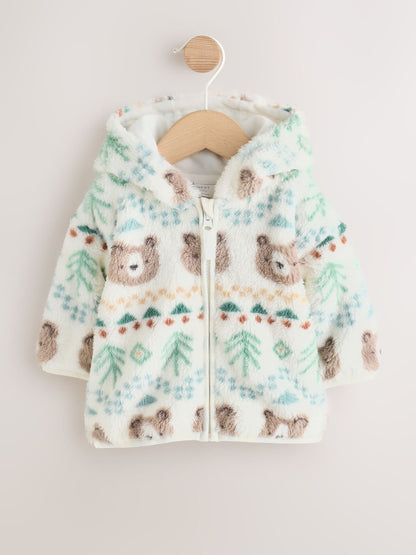 Dsiney Kidz - Green Fairisle Fleece Baby Zip Jacket (0mths-2yrs) image 1