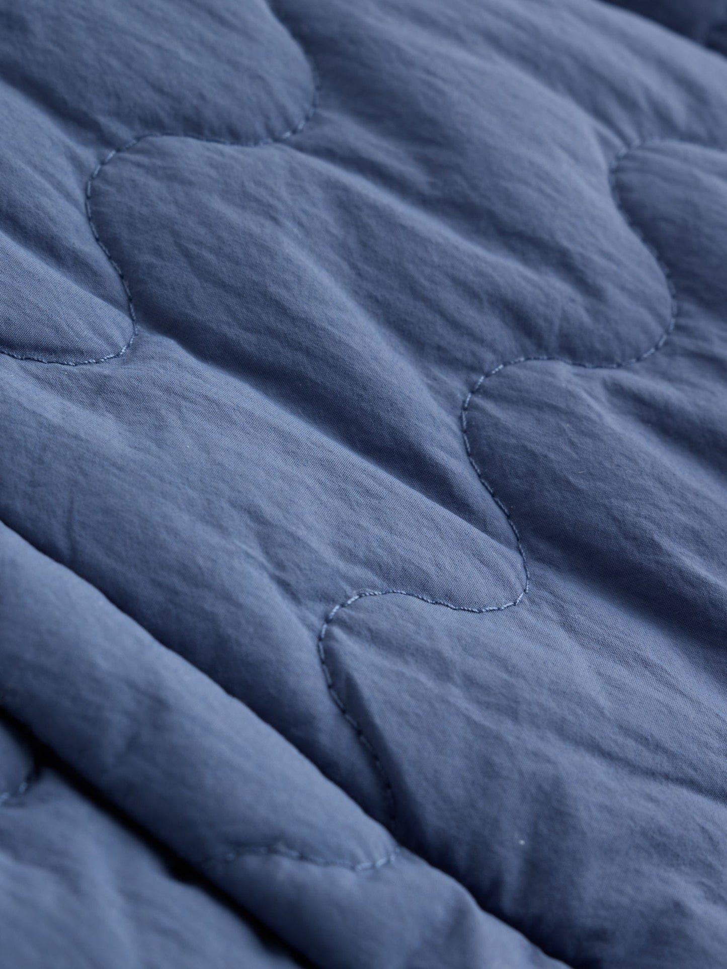 Dsiney Kidz - Blue Quilted Hooded Nylon Baby All-In-One (0-18mths) image 5