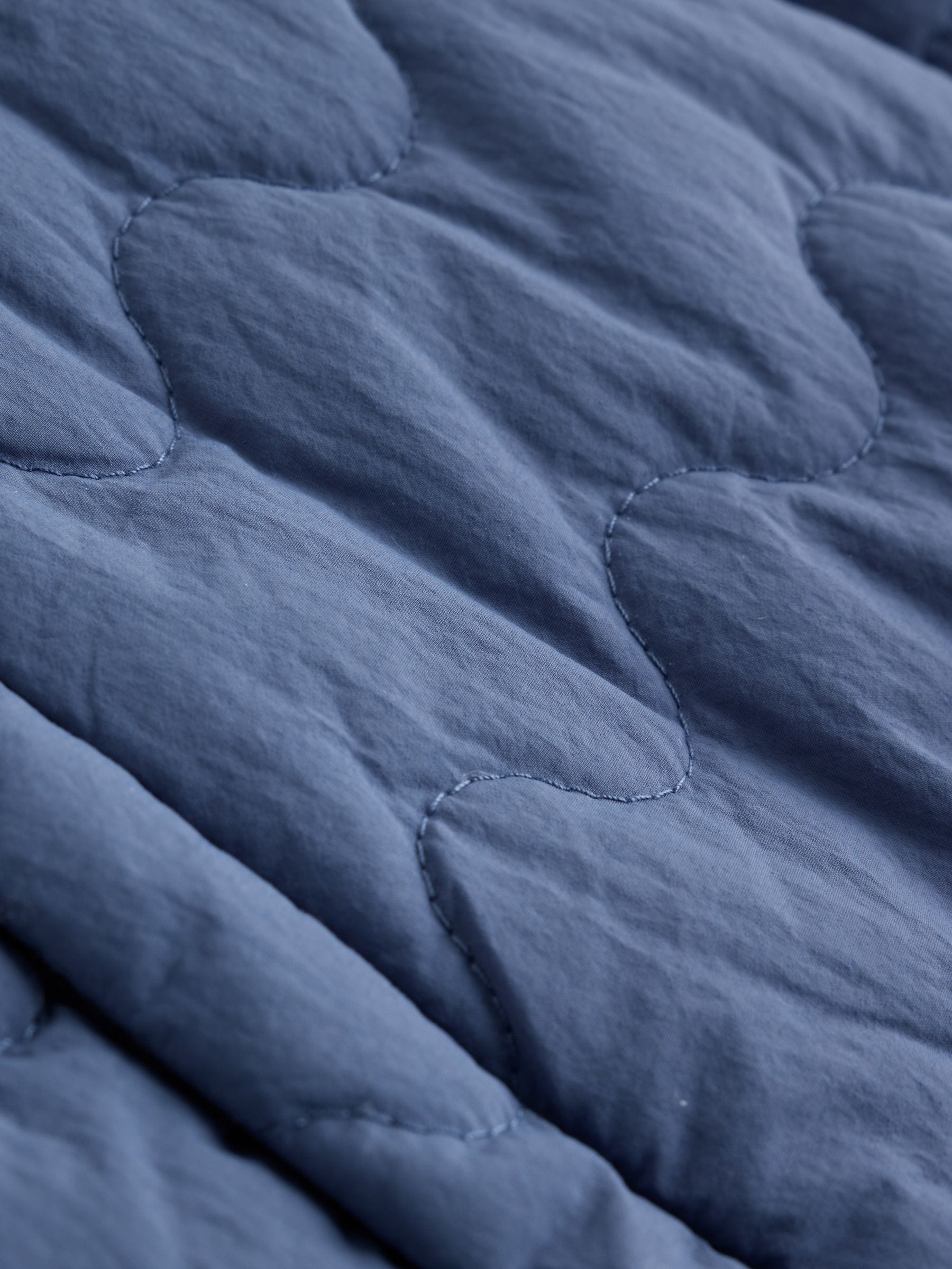 Dsiney Kidz - Blue Quilted Hooded Nylon Baby All-In-One (0-18mths) image 5