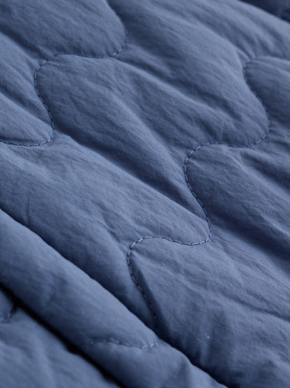 Dsiney Kidz - Blue Quilted Hooded Nylon Baby All-In-One (0-18mths) image 5