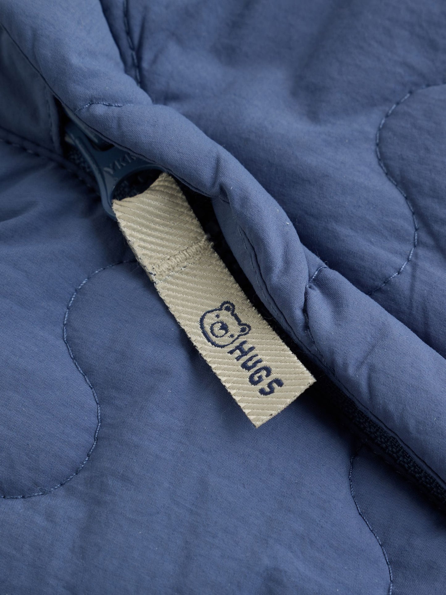 Dsiney Kidz - Blue Quilted Hooded Nylon Baby All-In-One (0-18mths) image 6