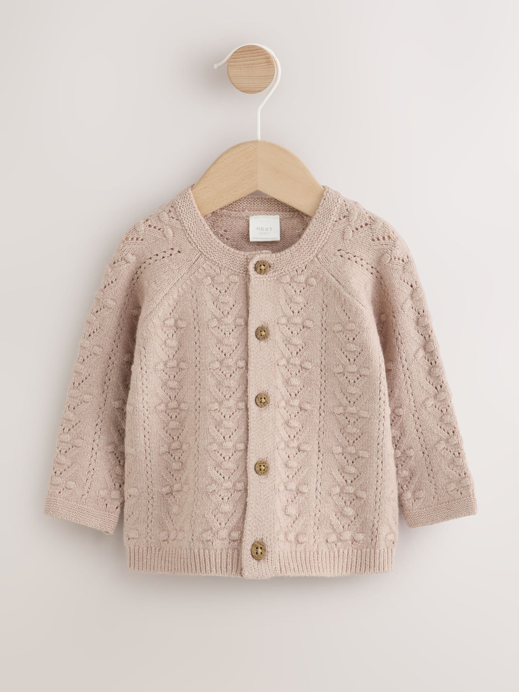 Dsiney Kidz - Neutral Stitch Knitted Soft Touch Baby Cardigan image 1