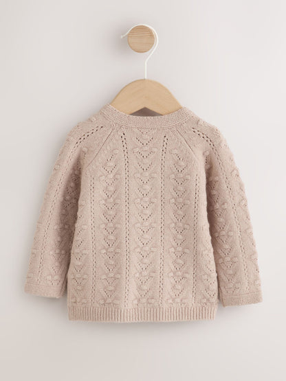 Dsiney Kidz - Neutral Stitch Knitted Soft Touch Baby Cardigan image 2