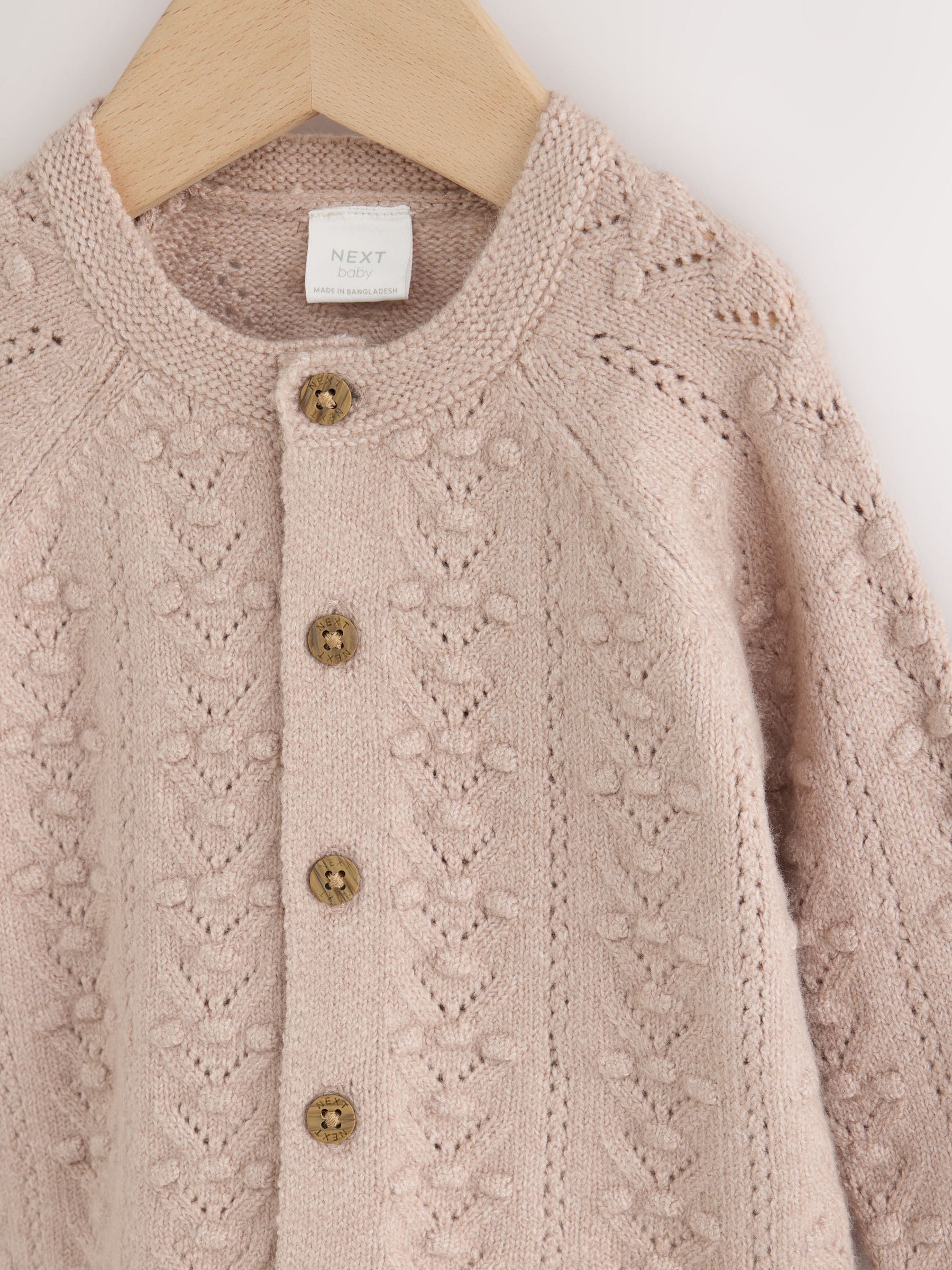 Dsiney Kidz - Neutral Stitch Knitted Soft Touch Baby Cardigan image 3