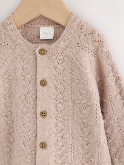 Dsiney Kidz - Neutral Stitch Knitted Soft Touch Baby Cardigan image 3