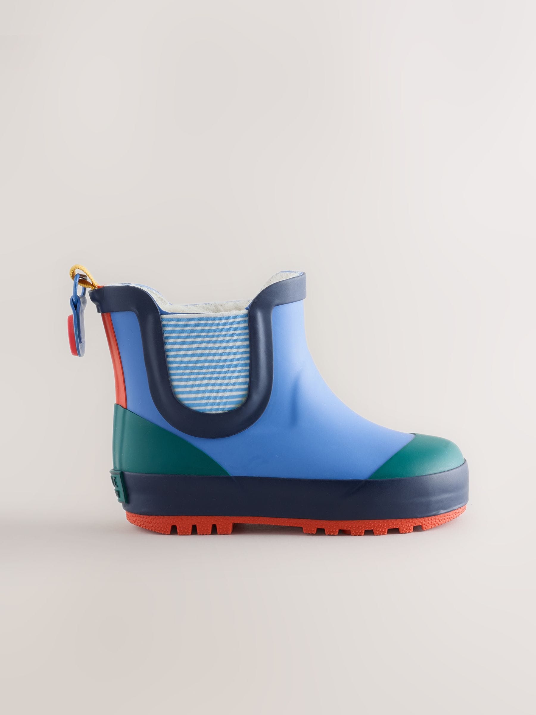 Multi Bright Warm Lined Ankle Wellies image 2