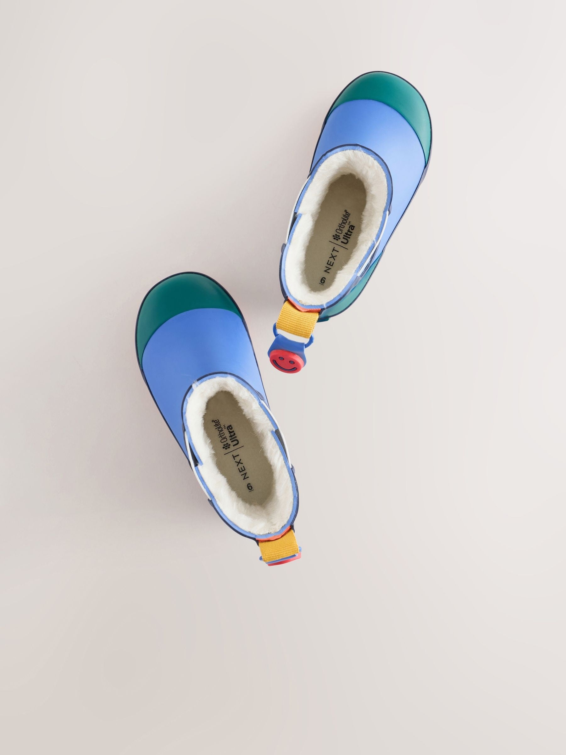 Multi Bright Warm Lined Ankle Wellies image 4