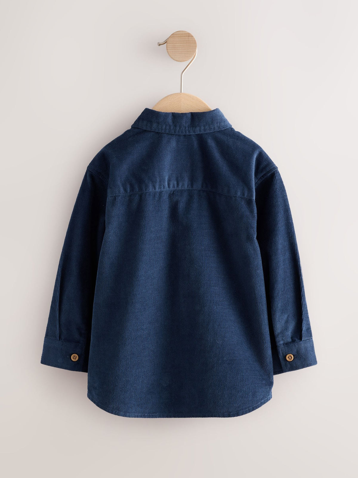 Dsiney Kidz - Navy Dog Embroidery Long Sleeve Cord Shirt (3mths-7yrs) image 2