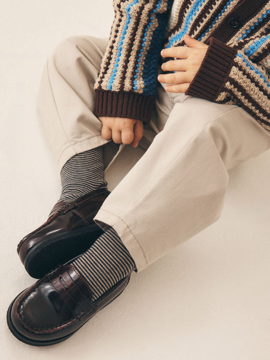 Dsiney Kidz - Burgundy Red Penny Loafers image 1